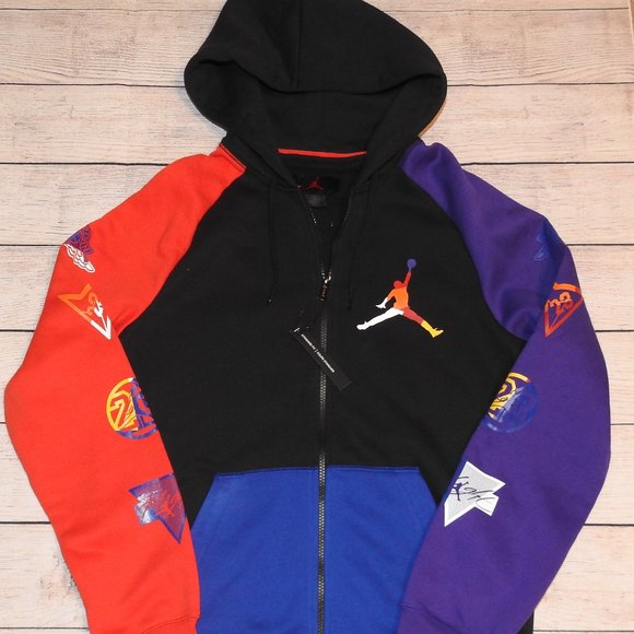 air jordan purple hoodie